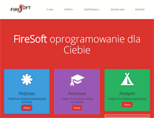 Tablet Screenshot of firesoft.pl